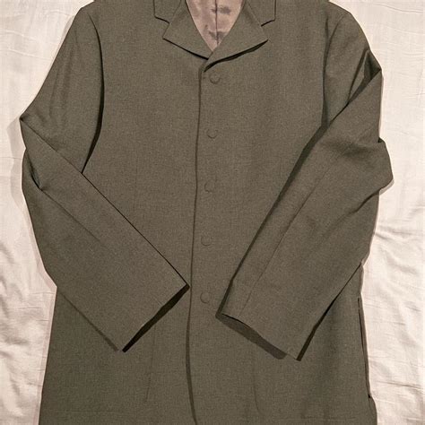 Rare Emporio Armani Vintage polyester mens suit. 5... - Depop