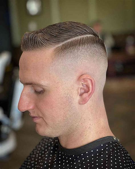 High Fade With Part