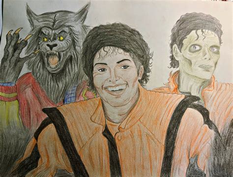 Michael Jackson Werewolf Coloring Pages Thriller Michael Jackson