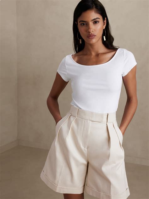 Refined Scoop-Neck T-Shirt | Banana Republic