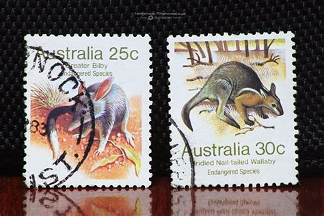 Australia 1981 Endangered Species stamps ~ Neezhom