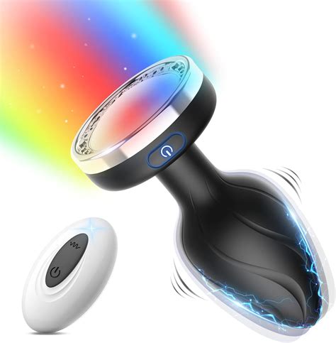 Amazon.com: Vibrating Butt Plug, DANKIS Anal Plug with Flashing Light Base, Anal Sex Toys for ...