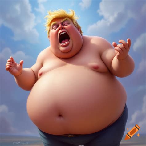 Humorous depiction of a chubby Discord moderator on Craiyon