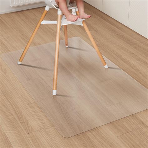 Amazon.com: Nuby High Chair Square Floor Mat - Waterproof and Clear ...