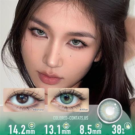 Mystic Green Night Spirit Contact Lenses (10-Pack) - Colored Contacts