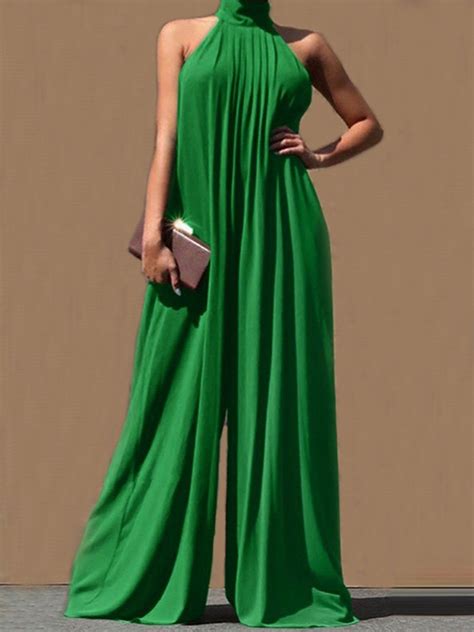 Stylewe Elegant Jumpsuits For Women Green 1 Outfits | Jumpsuit elegant ...