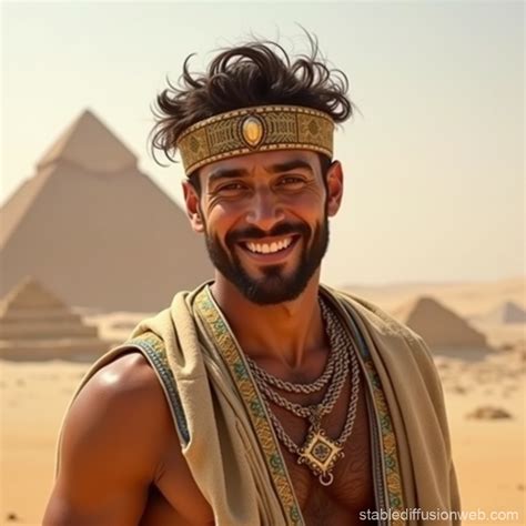 Egypt Man in National Costume | Stable Diffusion Online
