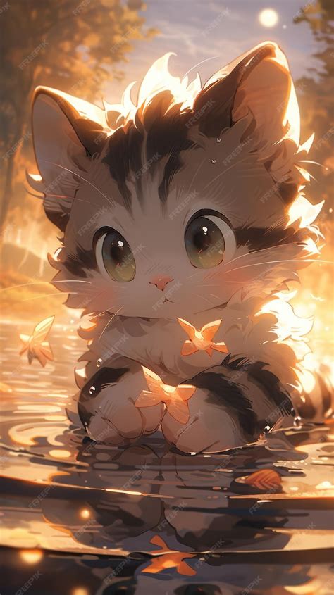 Cute Anime Kittens Wallpaper