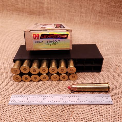 Hornady LeveRevolution .45-70 Gov't Ammunition | Partial Box of 15 ...
