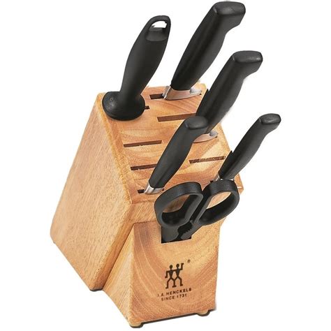 Zwilling J.A. Henckels Four Star 7-Piece Knife Block Set : BBQGuys