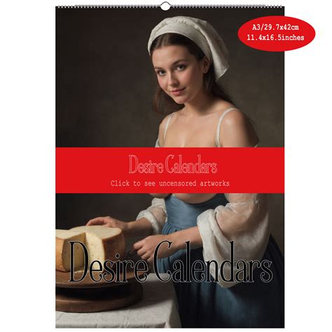 The Creamer 2025 Calendar Naked Women Big Breasts Pin up by Desire ...