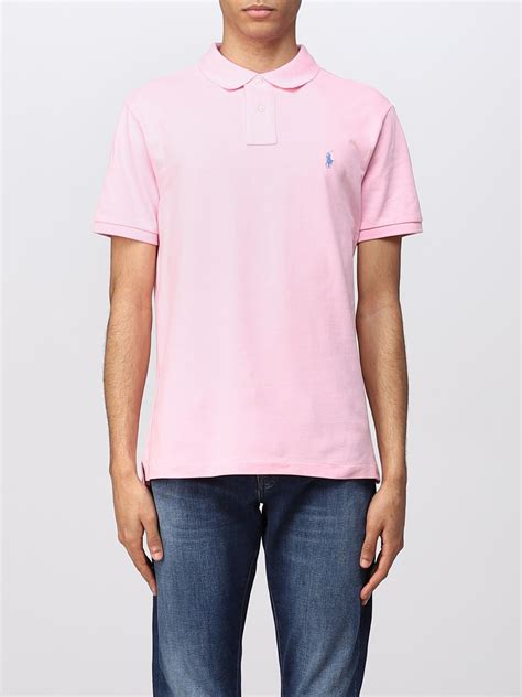 POLO RALPH LAUREN: Polo shirt men - Pink | Polo Ralph Lauren polo shirt ...