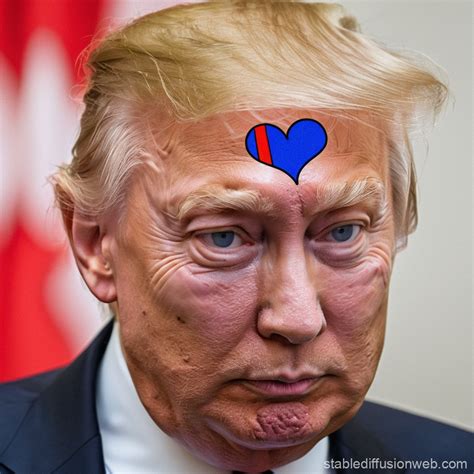 Trump with Putin Tattoo | Stable Diffusion Online