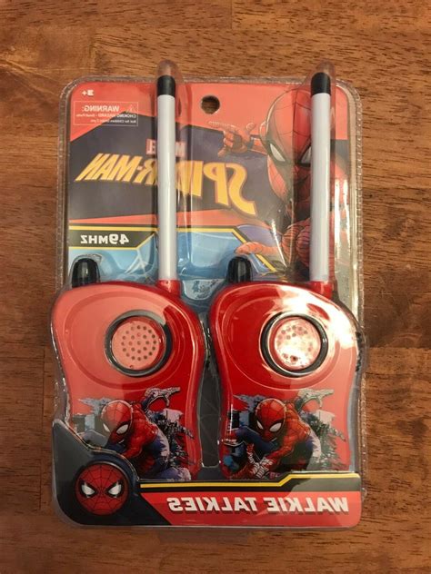 New Toymaker Marvel Spiderman Set of 2 Walkie