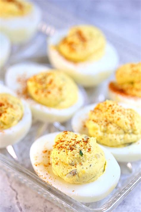 Deviled Eggs With No Relish at Carly Decosta blog