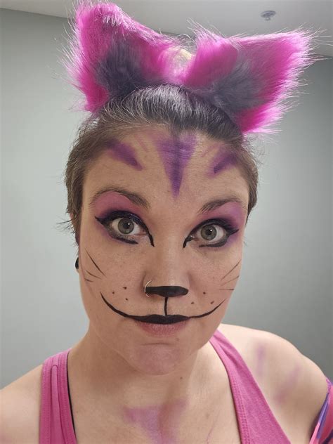 Cheshire Cat makeup in 2025 | Alice in wonderland makeup, Cheshire cat ...