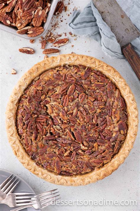 Texas Pecan Pie - Desserts on a Dime