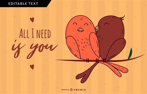 Descarga Vector De Todo Lo Que Necesito Es Tu Ilustración De San Valentín