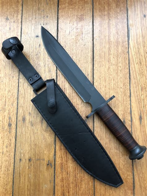 Kizlyar Knife: Kizlyar Original DV2 Military Knife with Stacked Leather ...
