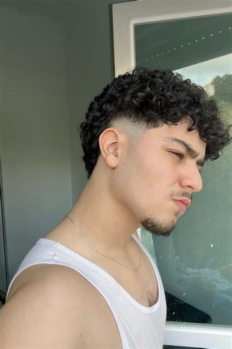 Modern mullet curly hair | Long curly hair men, Men haircut curly hair ...