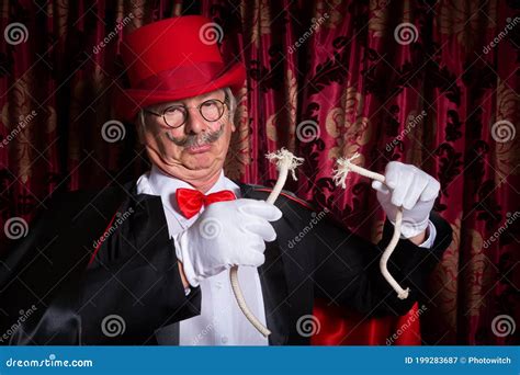 Sad Magician with Trick Gone Wrong Stock Image - Image of magical ...