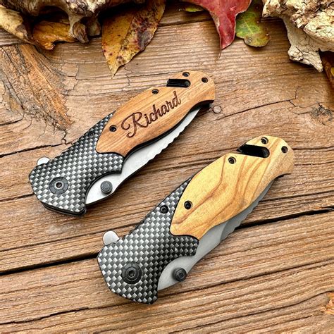 Engraved Pocket Knife Personalized Folding Knife, Gift for Men, Folding ...