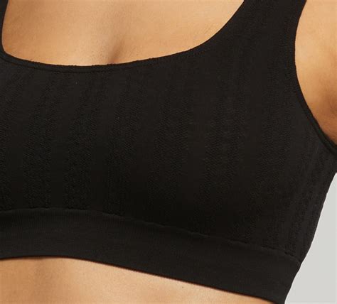 Brassiere nera eco-friendly | Pompea