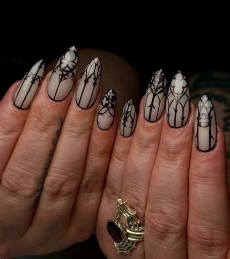 Pin by Katie Gilmore on Nails | Nail art, Witchy nails, Goth nails