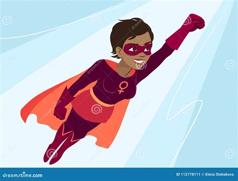 African American Woman Superhero