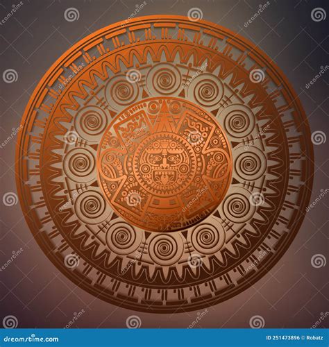 Ancient Mayan Sun God