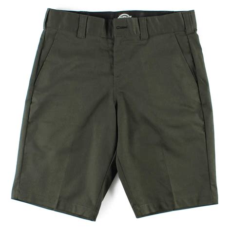 Dickies Skate Slim Fit Shorts - Olive Green | SoCal Skateshop