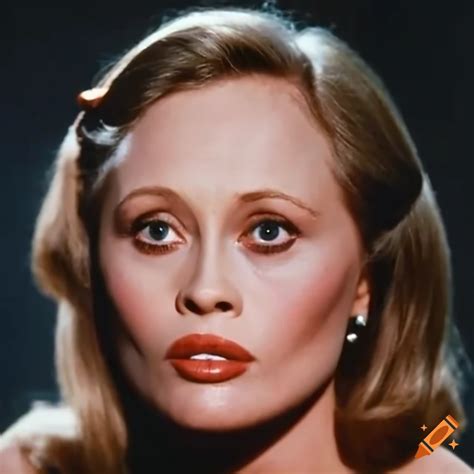 Young Faye Dunaway elegantly portraying her Bonnie character in high ...