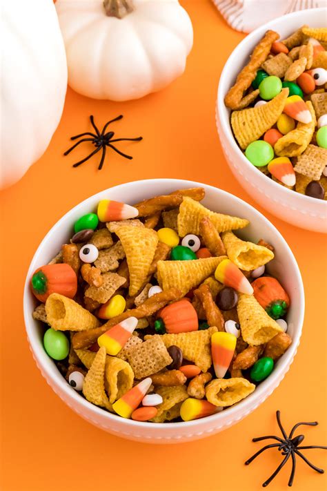 Halloween Party Snack Mix Recipe - Lana's Cooking