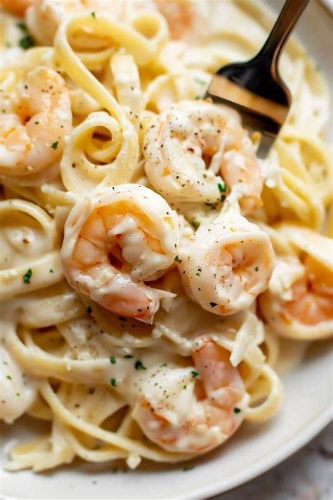 30 minute chicken and shrimp alfredo – Artofit