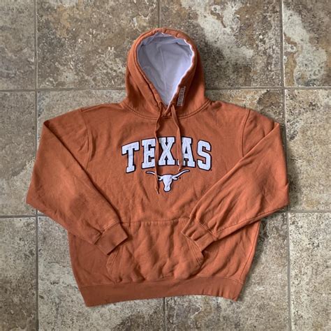 University of Texas Hoodie Size: XL 25.5 in x 26.5... - Depop
