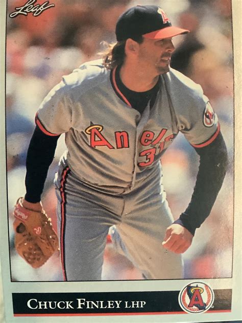 Chuck Finley #450 Prices | 1992 Leaf | Baseball Cards