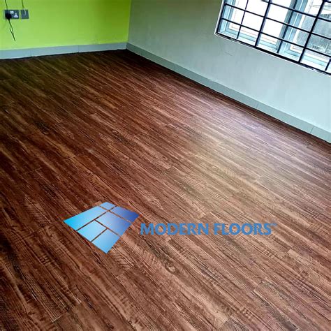 Antique Brown SPC Super Core Click Lock Tiles + IXPE Back Pad