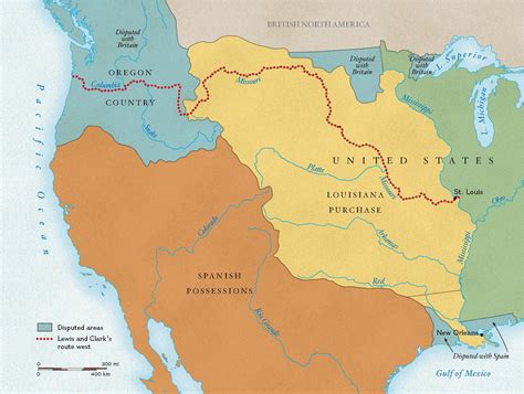 Louisiana Purchase Map Outline