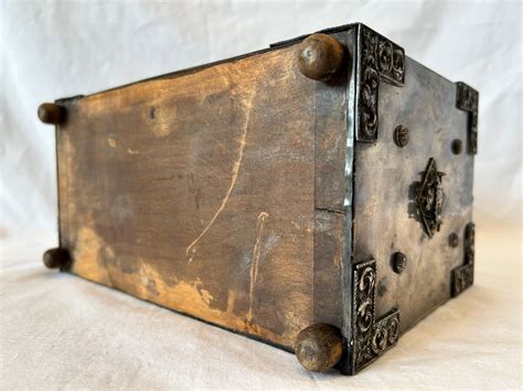 Antique Spanish Embossed Silver Baroque Style Six Drawer Casket Siege ...