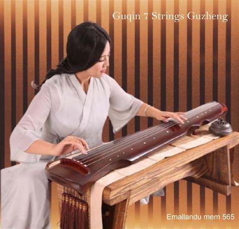 Guqin 7 String Traditional Chinese Zither Musical Instrument for ...
