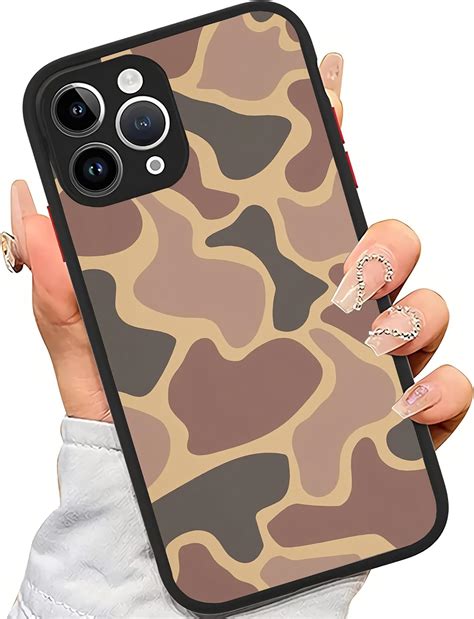 Amazon.com: XUNQIAN Compatible for iPhone 13 Case, Aesthetic FrogSkin ...