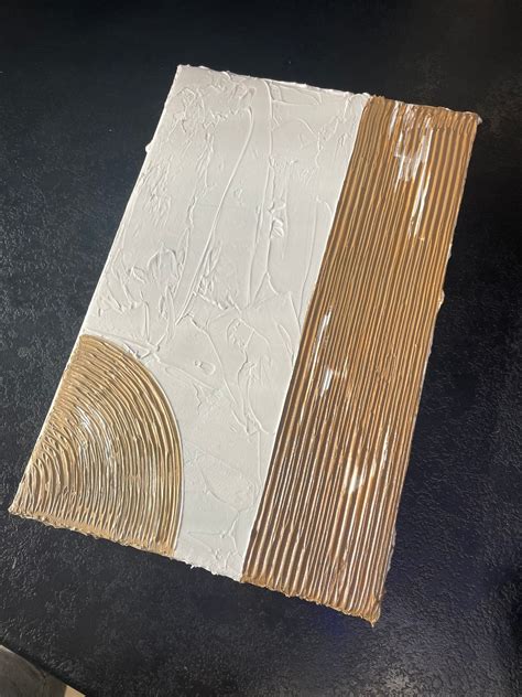 Plaster Art On Canvas