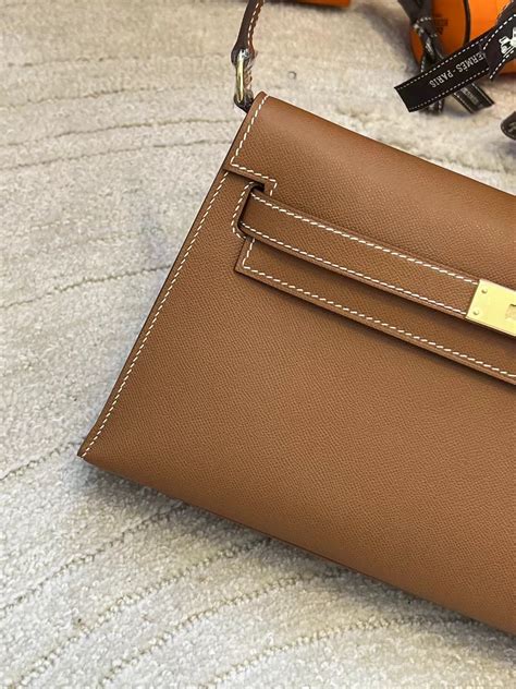Hermes Kelly Elan Shoulder Bag 37 Gold Madame Leather Gold Hardware ...