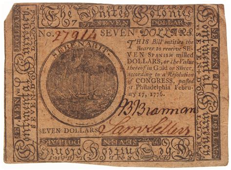 Continental Currency 1776