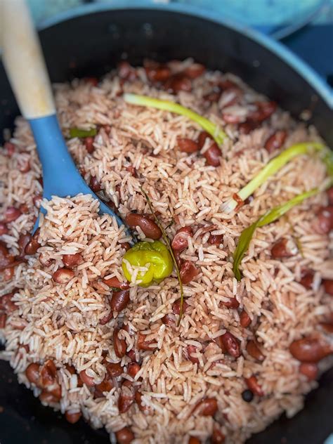 Easily the BEST Authentic Jamaican Rice and Peas | Haitian food recipes ...