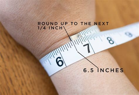 Wrist Size Chart In Mm at Cindy Jacobson blog