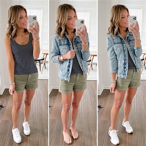 15 ways to style olive green shorts – These Merrilly Days | Olive ...