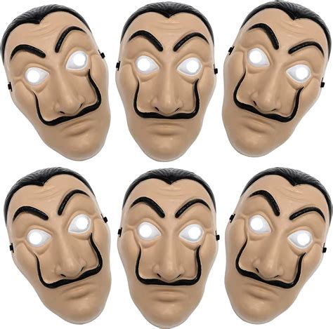 Buy WANNA PARTY La Casa de Papel Mask Money Heist Salvador Dali Face ...