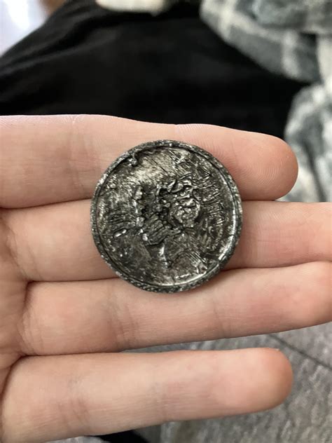 Two-Face coin I 3-D printed in school and painted : r/batman