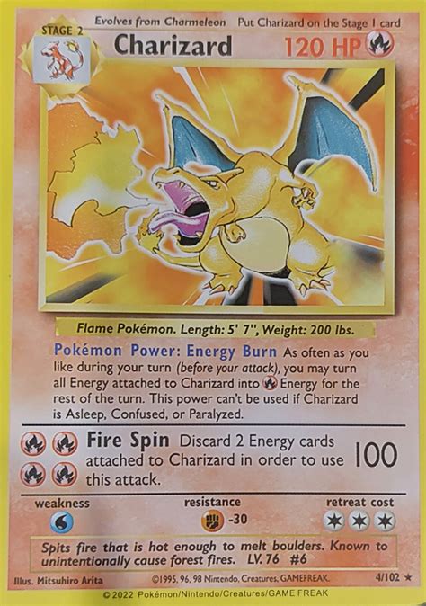 Rare Charizard Pokemon Card